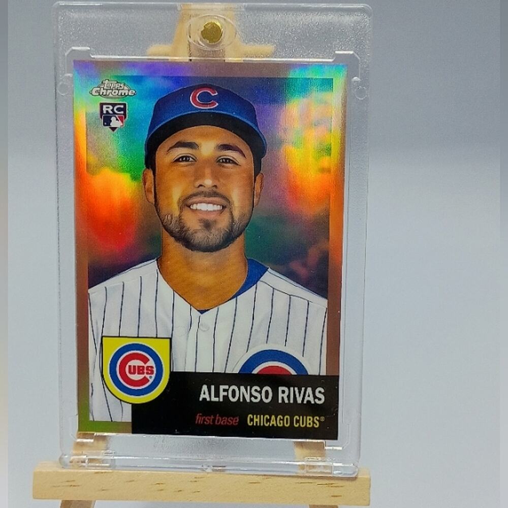 Alfonso Rivas RC #185 Topps Chrome Rose Gold SP 71/75